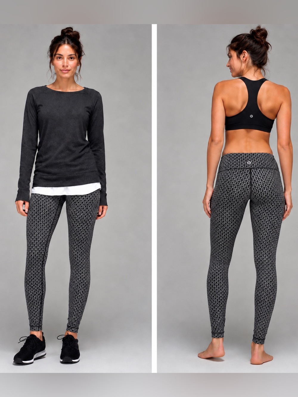 Lululemon Wunder Under Silver Spoon Leggings